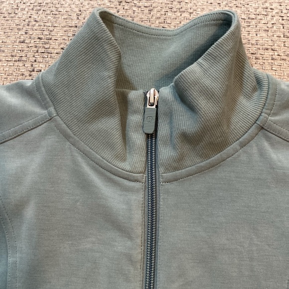 Lululemon Softstreme Long Sleeve Half-Zip Dress Tidewater Teal sz8 - Picture 5 of 10